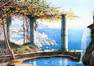 Watercolor by Felix Mendelssohn