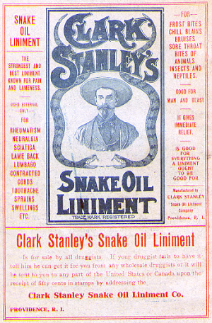 Clark Stanley's Snake Oil Linement